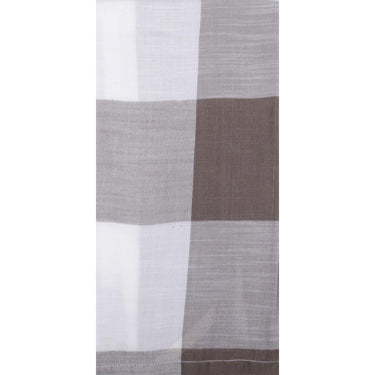 Buffalo Check Towel Cream Pewter Set Of Two ET511065 - The Fox Decor